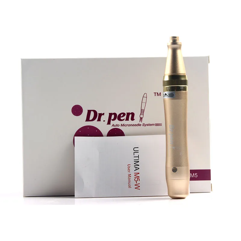 M5 pen EU plug Электрический Dr. pen Derma Pen M5-W перезаряжаемая микроручка для тату иглы картридж иглы наконечники 12pin иглы для МТС bbglow - Цвет: M5 pen EU plug