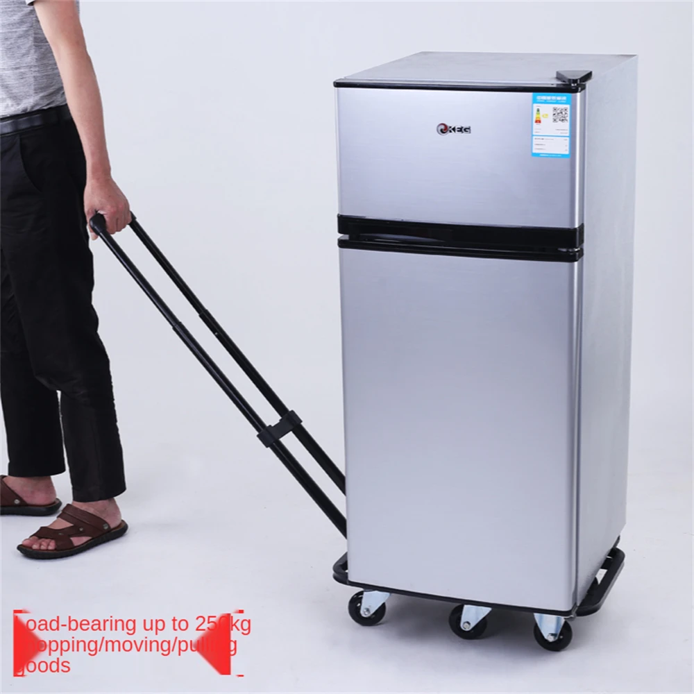

Push Cart Dolly 200kg Loading Capacity Moving Platform Hand Truck Foldable for Easy Storage and 360 Degree Swivel Wheels