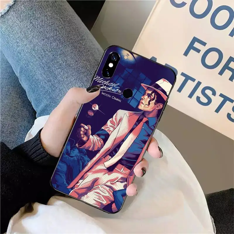 

MJ Michael jackson Fazer famous singer Phone Case For Xiaomi Redmi note 7 8 9 t max3 s 10 pro lite luxury design shell cover