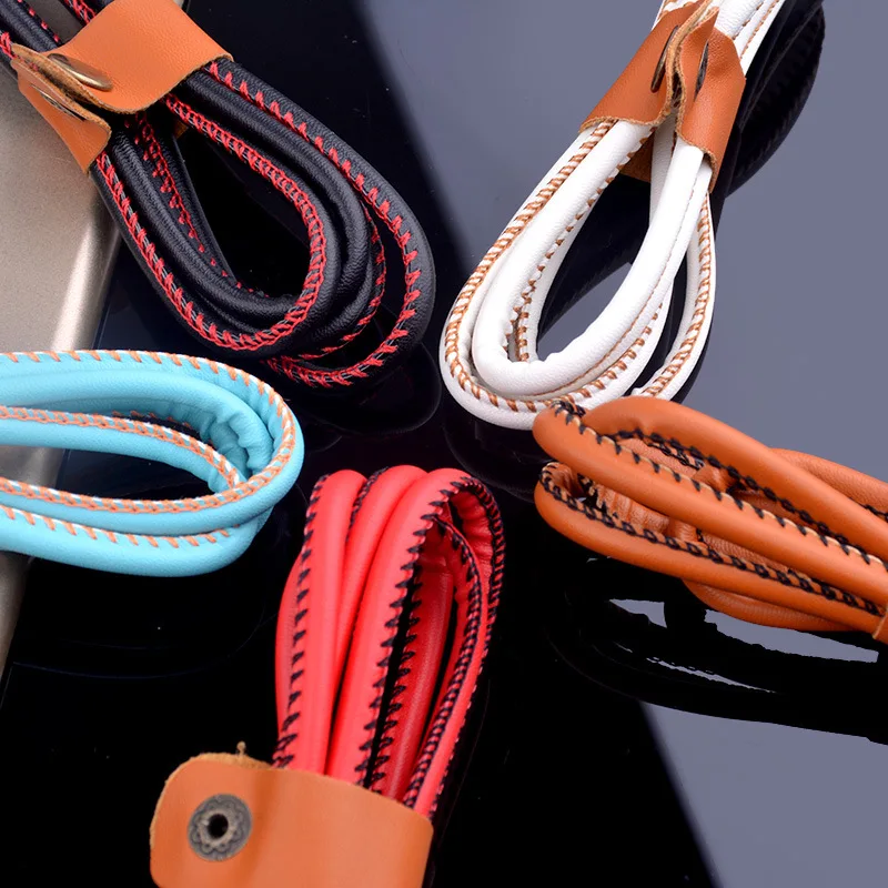 Новое поступление USB кабель для зарядки нейлоновый Плетеный более прочный