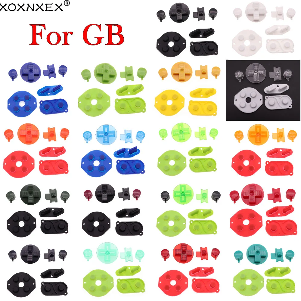 

100sets Rubber Conductive Button A B D pad Silicone Start Select Keypad & DIY Buttons Set For Gameboy Classic GB Repair parts