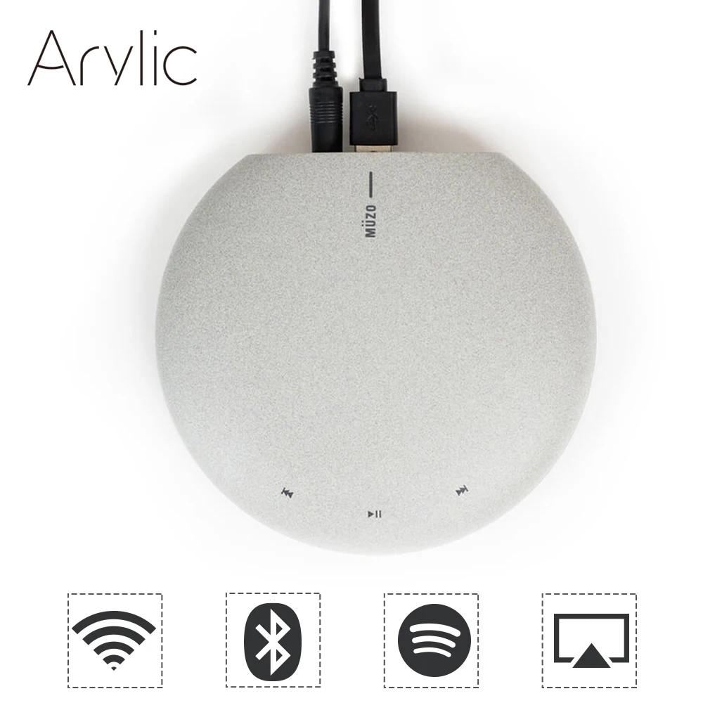Muzo Cobblestone WiFi Аудио приемник адаптер с Wolfson DAC Airplay DLNA мультирум 24 бит 192 кГц Android iOS приложение