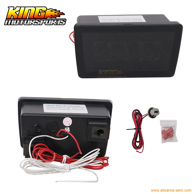 Дымчатые линзы F1 Стиль светодиодный задний фонарь 3 й тормозной резервный