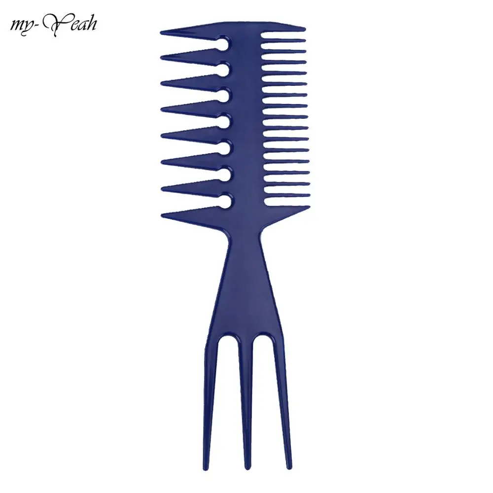 1 шт. 3 стильные Многофункциональные зубы для укладки волос Расческа окрашивания