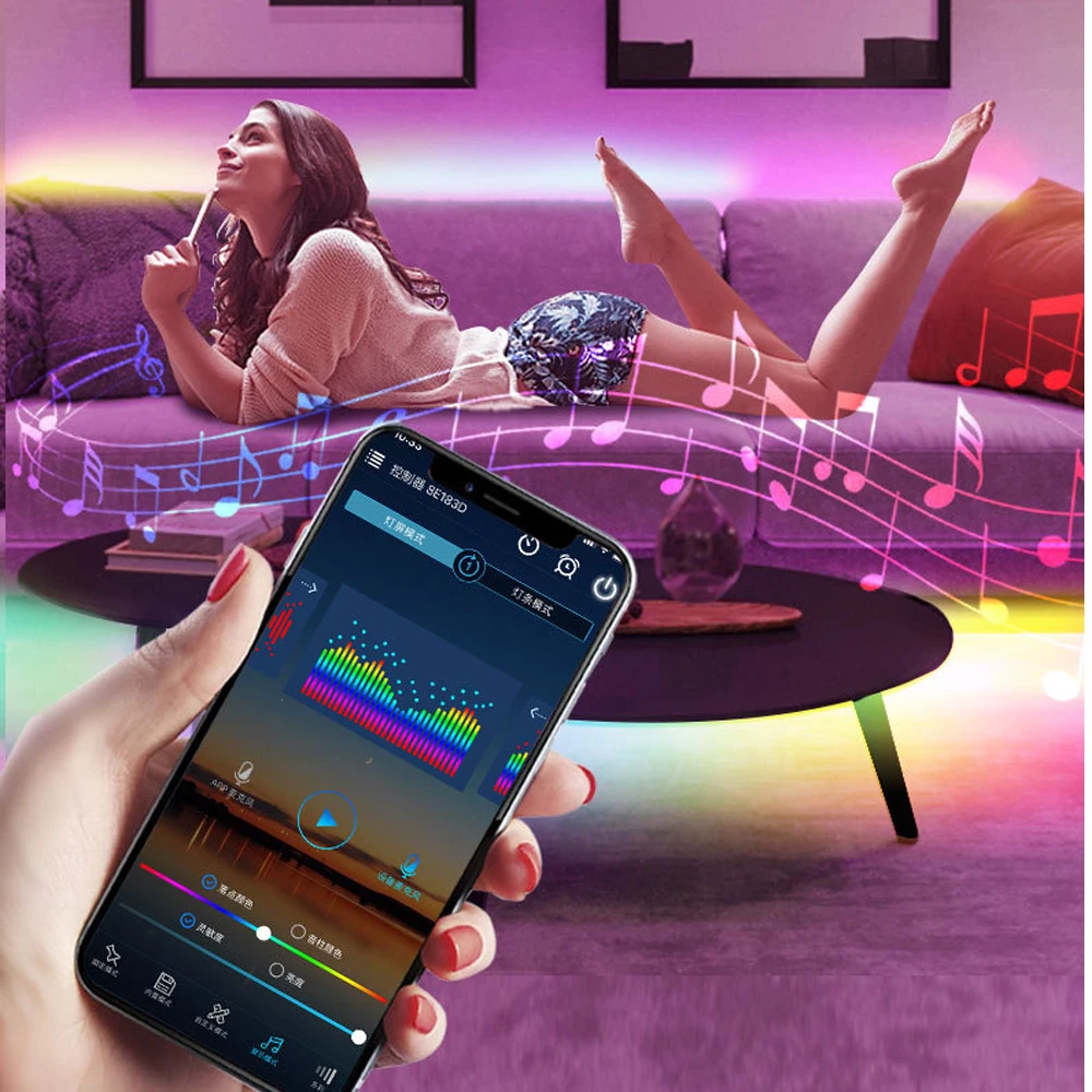 USB/DC5-24V WS2811 WS2812B контроллер для Pixel LED Strip светильник SK6812 WS2812 Tape Remote APP