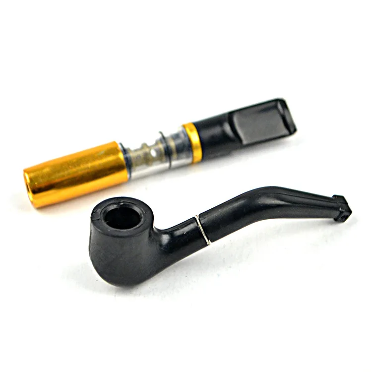 

1 Set Tobacco Pipe with Cigarette Holder Heath Filter Smoke Smoking Pipe Smoker Gift Tobacco Pipe