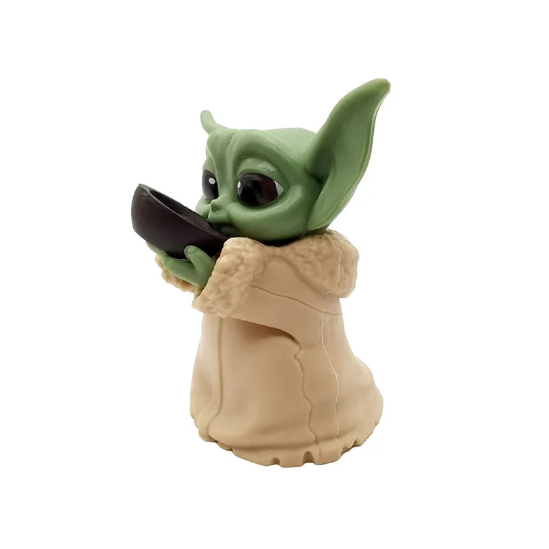 Disney аниме Звездные войны для маленьких йода Куклы Фигурки игрушки 6 см новая
