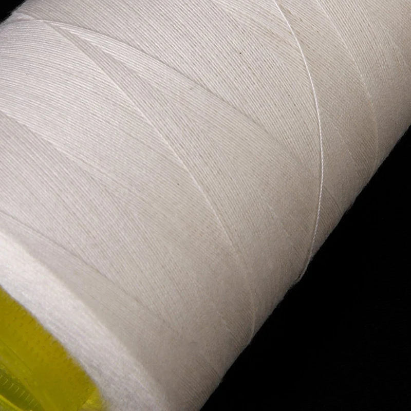 

Unbleached cotton sewing thread for sewing machine (white)