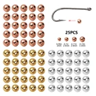 25 шт., бусины из вольфрамового сплава для вязания мушек, 22, 52, 83, 3 мм