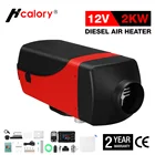 Воздушный дизельный Обогреватель, 12 В, 2 кВт, 2000 Вт, автомобильный обогреватель, новый пульт дистанционного управления + Бесплатный глушитель для автофургона, автомобиля, грузовика, двигателя, дома, лодки, автобуса, автодома