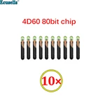 10 шт.лот заготовка вторичного рынка ID4D60 4D-60 4D60 80bit чип Gig стекло для Ford Fiesta Connect Focus Mondeo KA