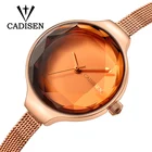 CADISEN женские часы модные брендовые женские кварцевые часы из нержавеющей стали ремешок платье часы женские наручные часы Relogio Feminino