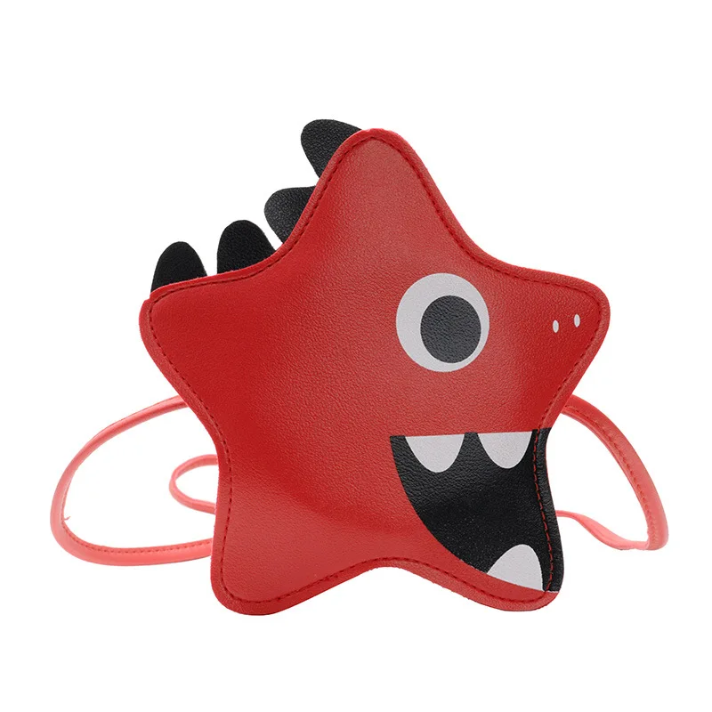 

Lovely Star Dinosaur Boys Kids Small Wallet PU Leather Cute Children's Mini Coin Purse Cartoon Baby Girls Shoulder Crossbody Bag