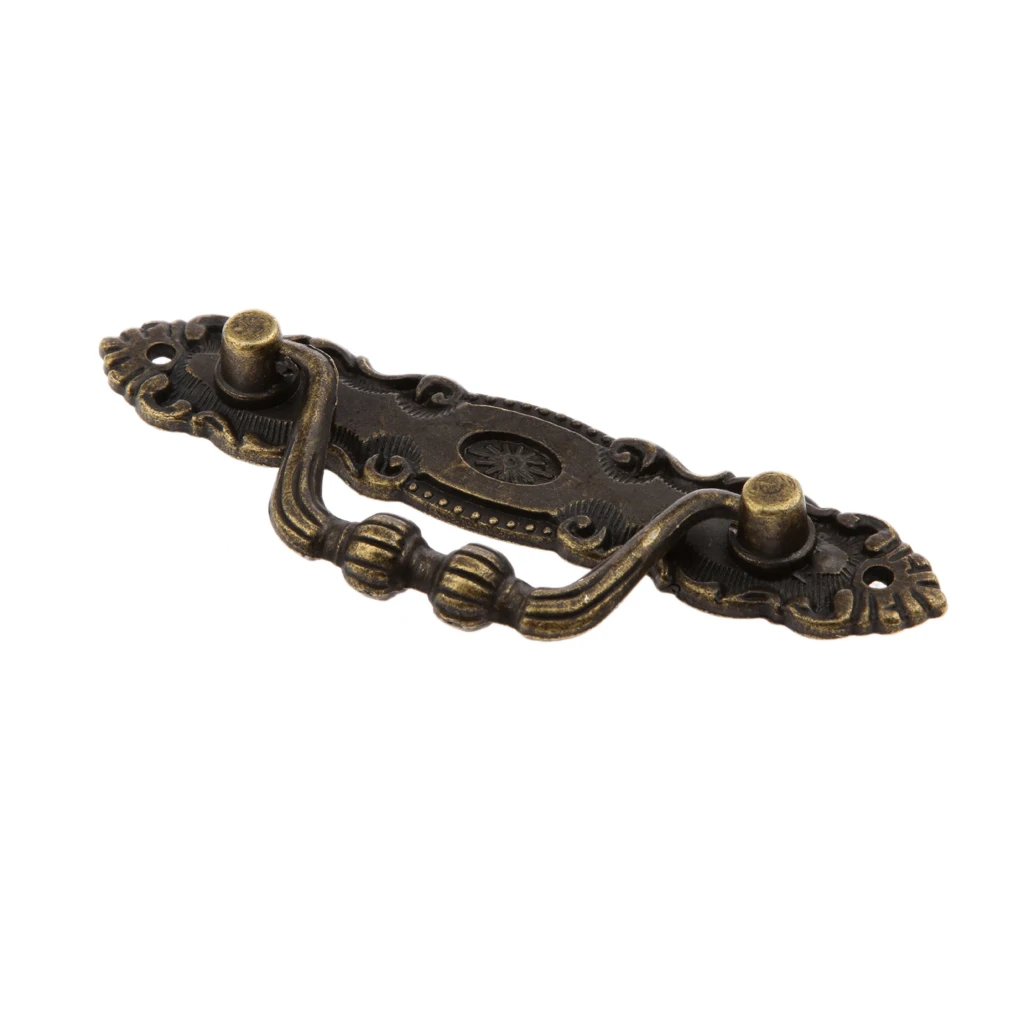 Винтаж тянуть ручки шкаф ящик комод дверные из сплава цинка ручка w/Винты |