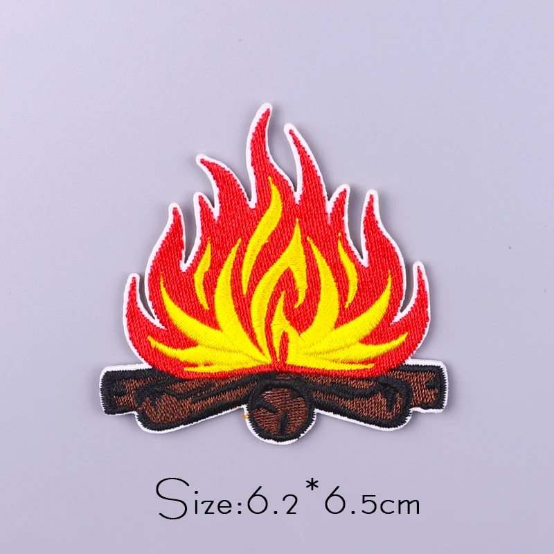 Термоклейкие патчи Pulaqi в стиле панк с изображением фейерверка | Дом и сад