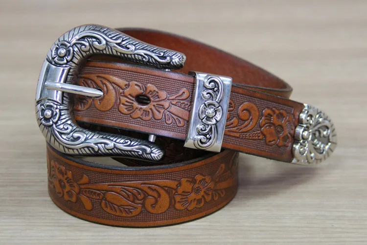 

sales Free Shipping, new style natural 100% cow leather,buckle belt.brand genuine leather fashion vintage belts