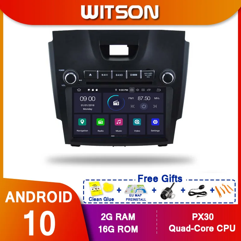 WITSON! Android 10 0 Octa core PX5 Автомобильный DVD плеер для CHEVROLET S10 Trailblazer LT LTZ2013 Колорадо ISUZU D MAX