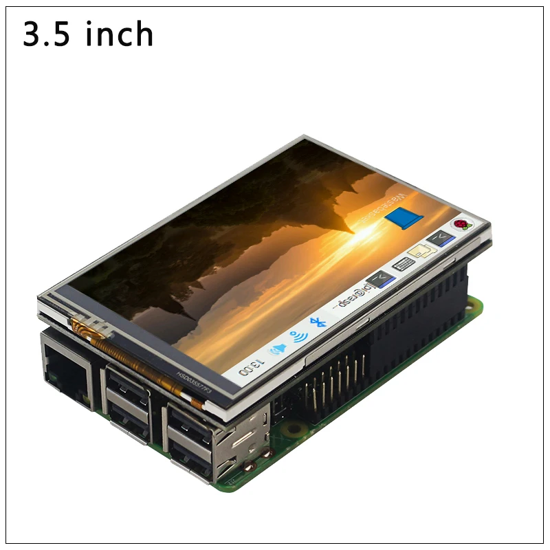 4 дюйма 3 5 дюймов сенсорный экран Экран для Raspberry Pi 4B/3B +/3B 125 МГц SPI ЖК дисплей