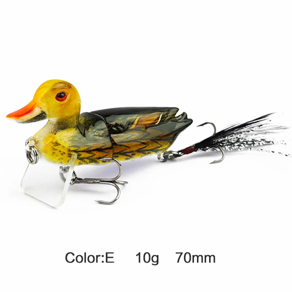 Новинка 3D самоубийца плавающая утка бас Мускусная щука рыболовная приманка