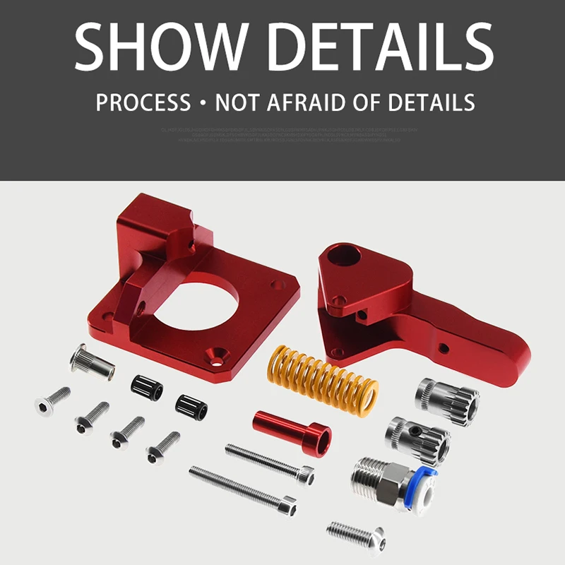 Комплект для экструдера CR10 Dual Gear Mk8 детали 3D принтера CR10S PRO Prusa I3 1 75 мм|Детали и
