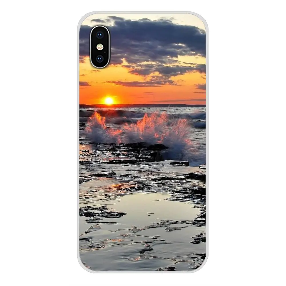 Clear Sea Sky Sandy beach Accessories Phone Cases Covers For Xiaomi Redmi 4A S2 Note 3 3S 4 4X 5 Plus 6 7 6A Pro Pocophone F1 | Мобильные