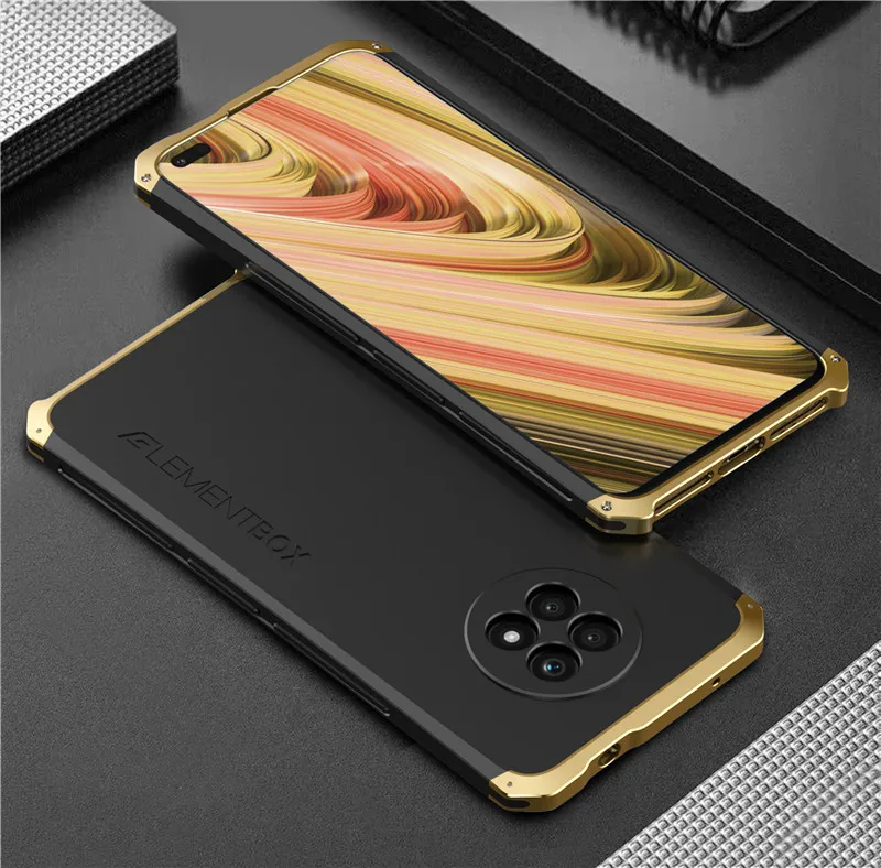 

Бронированный металлический чехол для Honor X20, резиновый противоударный алюминиевый бампер для Huawei Honor X20, чехлы