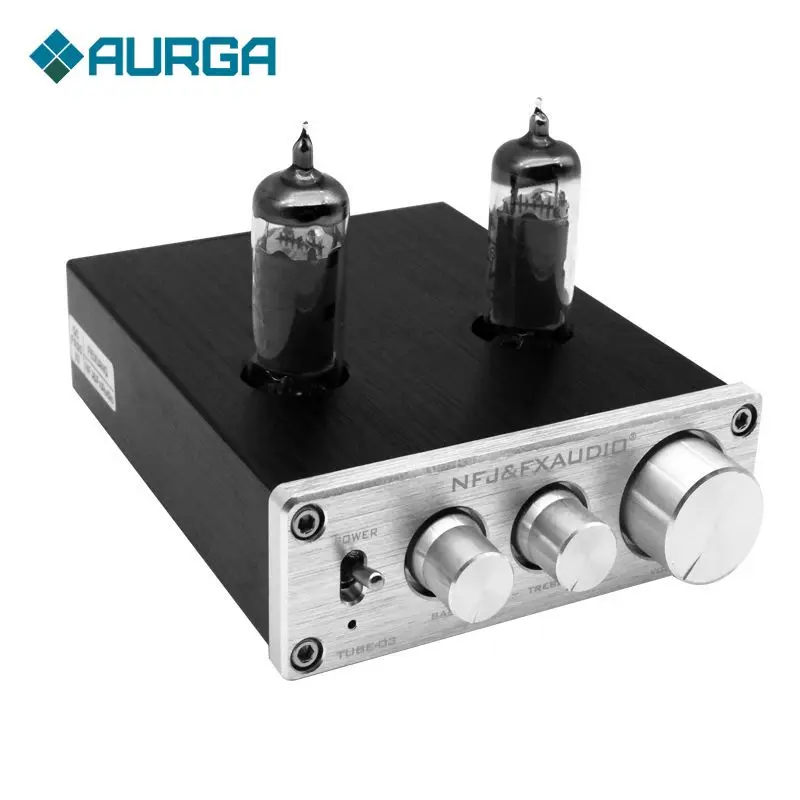 

LUXLABS Preamp GE5654 Hi-Fi Tube Preamplifier with Bass & Treble Control Home Theater Stereo Audio Preamplifier