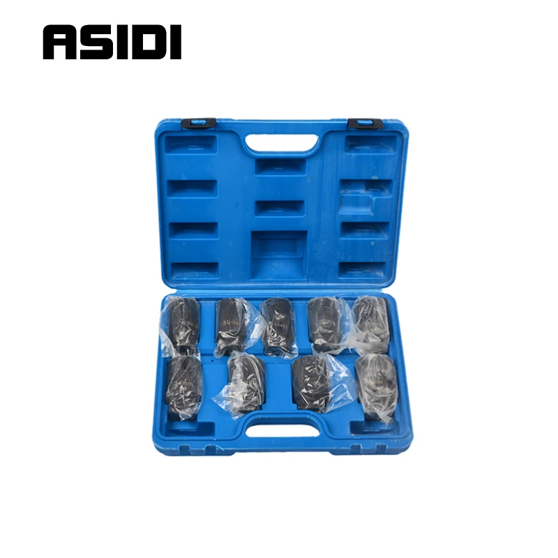 Набор гаек для цапфы с глубокой отдачей 9 шт. 1/2 дюйма 29-30-31-32-33-34-35-36-и 38 мм |