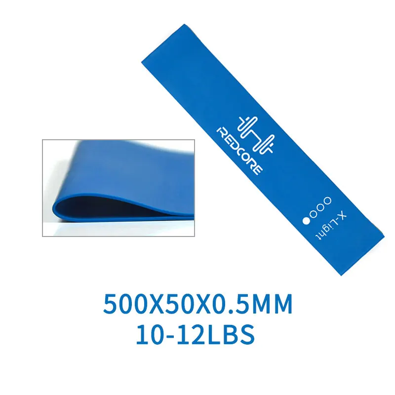 Blue XC силовые Эспандеры 15-50LBS тренировки фитнес, Йога, Пилатес Резинки петли Индивидуальные женские резинки - Цвет: Blue