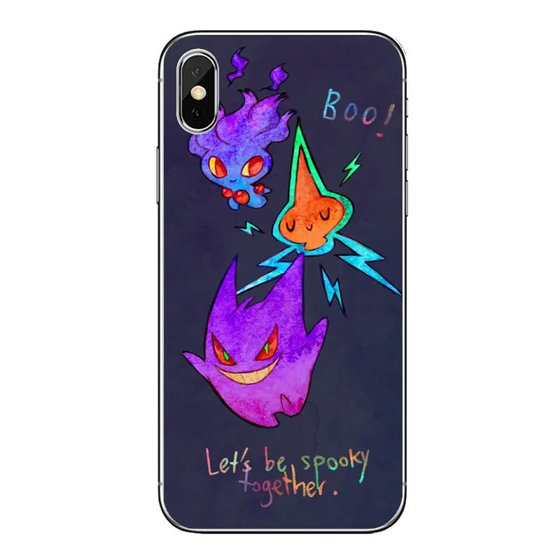 Для samsung Galaxy A5 A6 A7 A8 A9 J4 J5 J7 J8 2017 2018 Plus Prime Spooky splittery Gengar Poster мягкие прозрачные чехлы |