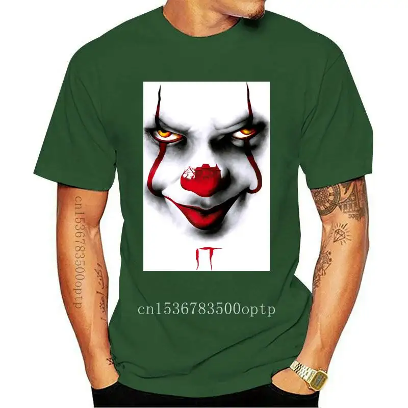 

Новинка, футболка Стивена Кинга It Pennywise, модная крутая уличная футболка с коротким рукавом для мальчиков
