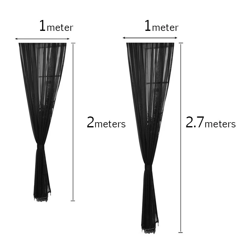 Белые тюлевые занавески для окна Гостиная Спальня в Кухня готовой обработки