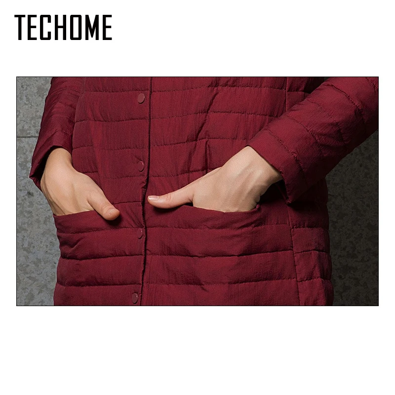 

Winter Women Duck Downs Jacket Coat Slim Parkas Ladies Coat Long Button Plus Size XXL Ultra Light Outerwear Winter Down Jacket