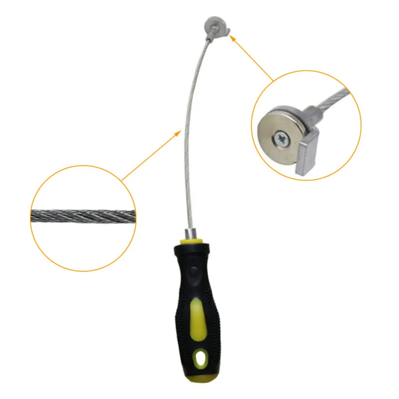 Car Oil Drain Plug Remover Tool Suction Wrench Magnetic Gearbox Anti-Scald Disassembly |