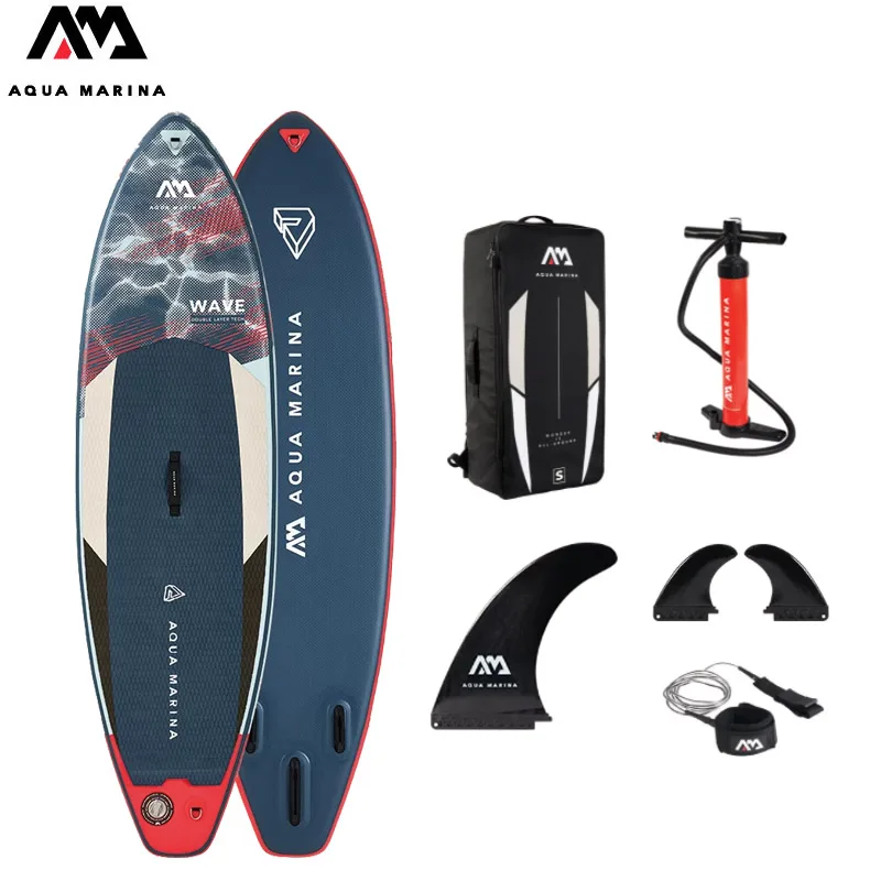 

Aqua Marina 2022 Sup двухслойная доска Надувное весло для серфинга стоя для Сапа лучшее для начинающих молодежи весло доска