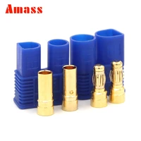 100pairs amass ec3 plug male and female 3 5mm golden plated bullet connector for rc esc battery