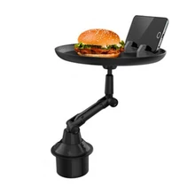 Multi-functional Stable Security Non-Skid Car Phone Holder Tray Car Cup Phone Holder With Meal Table