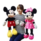 30405070 см Disney большой размер Микки Маус Минни Маус Плюшевая Игрушка Микки мягкие куклы подарок на день рождения для детей