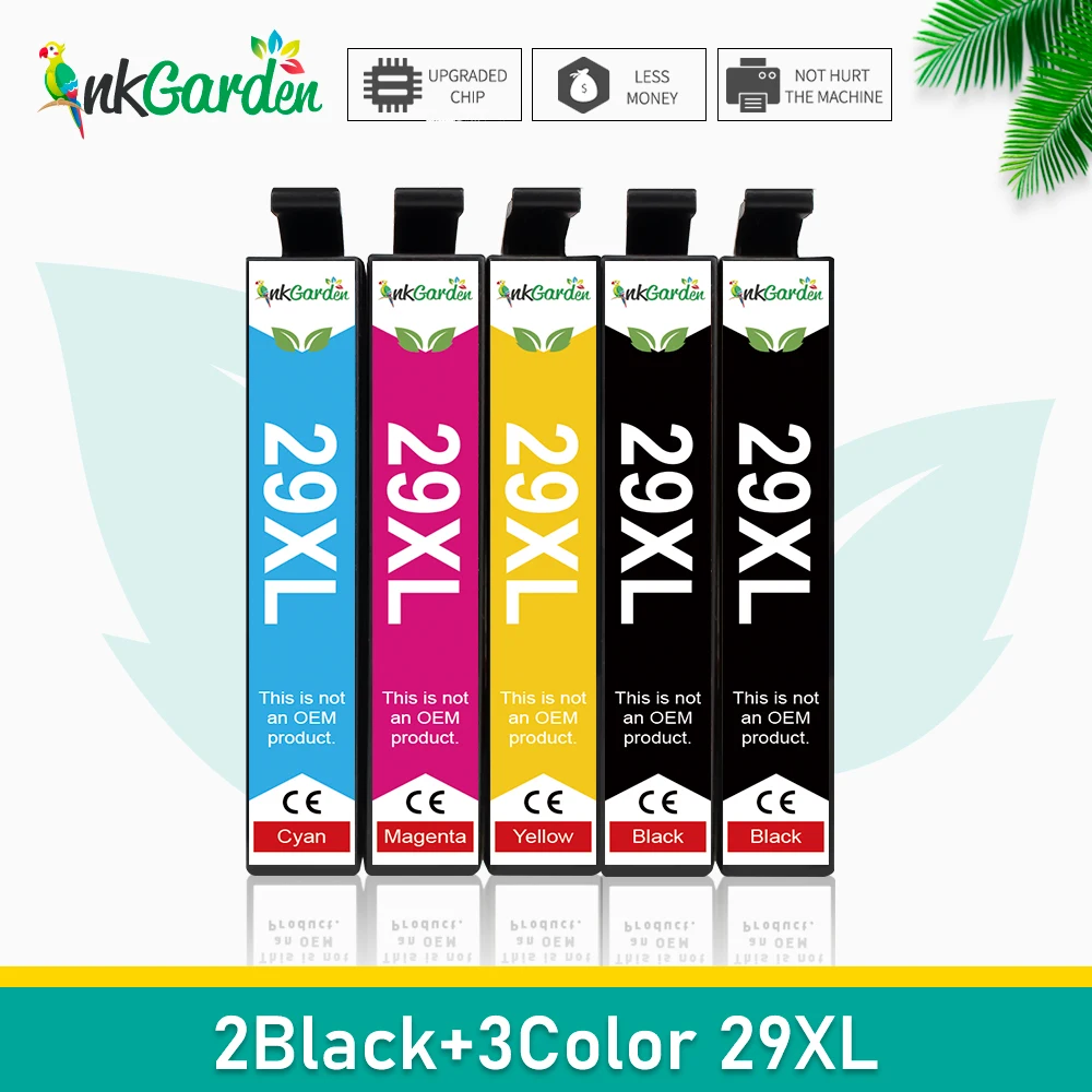 

InkGarden Replacement 29 29XL T2991XL T2991 For Epson Ink Cartridges XP-335 XP-445 XP-247 XP-235 XP-245 XP-342 Priter