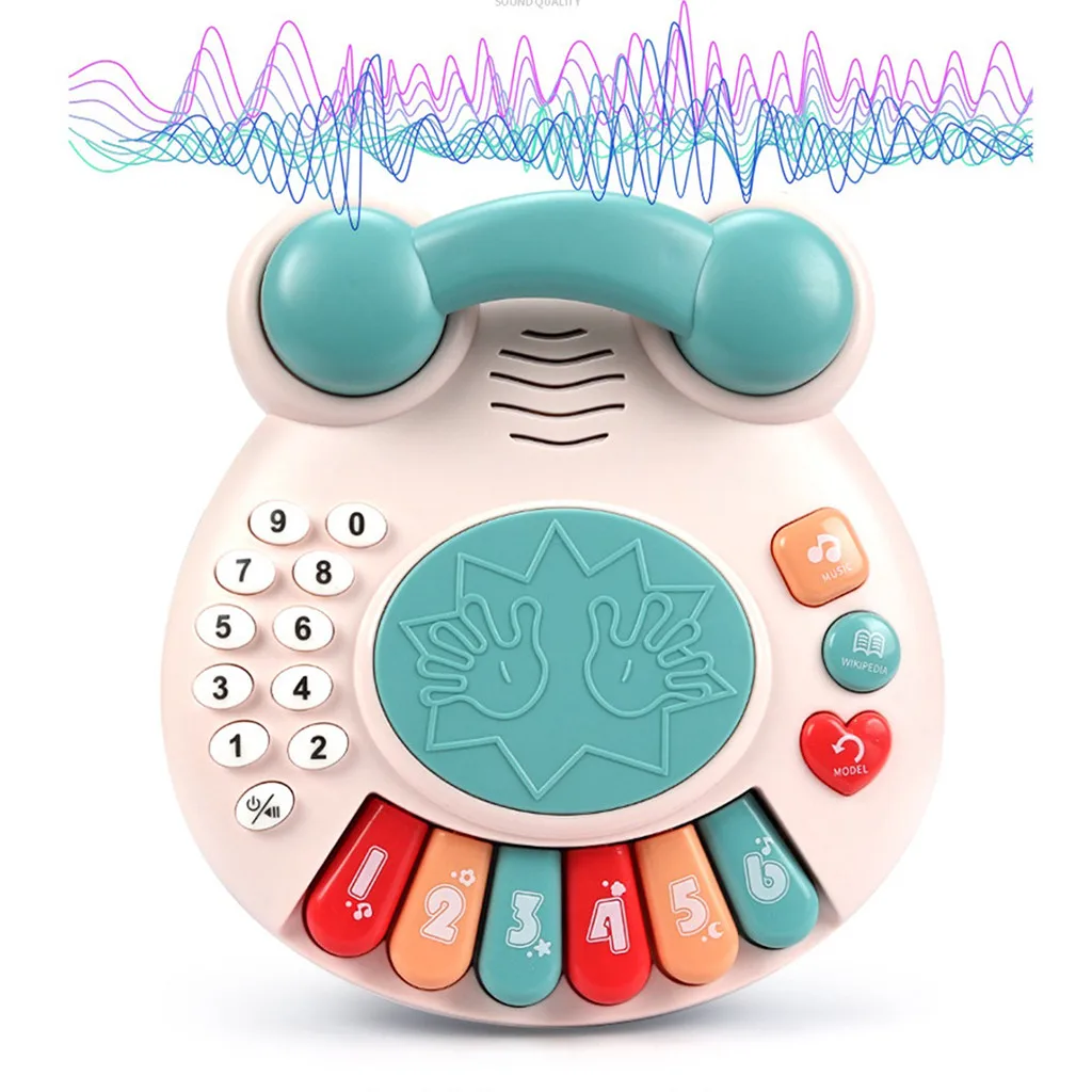 Baby Electronic Musical Toy Keyboard Piano Hand Clapping Drum 2 in 1 Best Gift 2020 Creative Gifts Juguetes para niños#D5 | Игрушки и