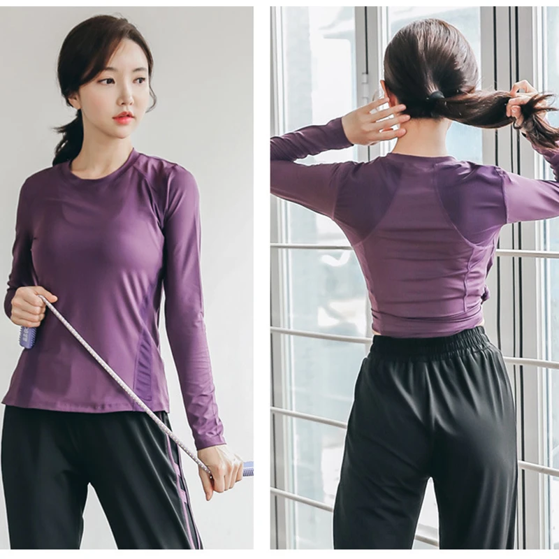 Женский комплект для йоги свободная повседневная куртка спортивный костюм