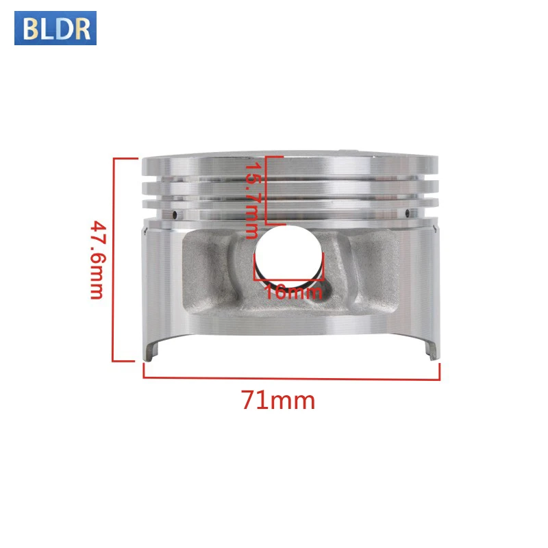 1-цилиндрические поршневые кольца двигателя для мотоцикла YAMAHA 5HO XT225 SEROW XT 100 71 мм