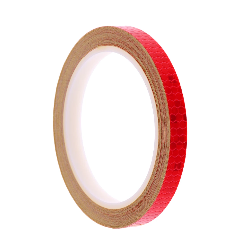 

8 Meters Reflective Bike Wheel Rim Stickers Bicycle Cycling MTB Motorcycle Reflector Tape DIY Decals