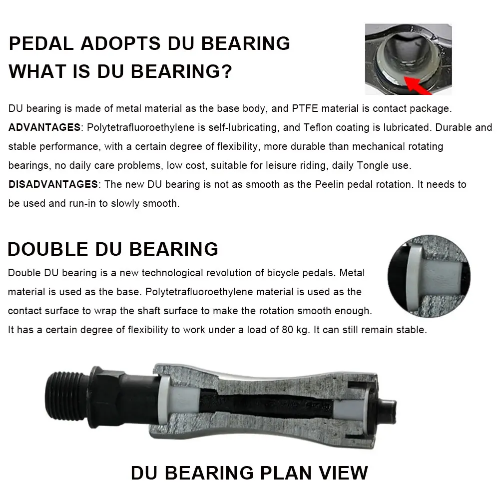 

MTB Pedals Bicycle Pedals for Cycling Ultralight Non-Slip Alloy Sealed Bearing Bicycle Flat Platform Pedals LED Warning Light