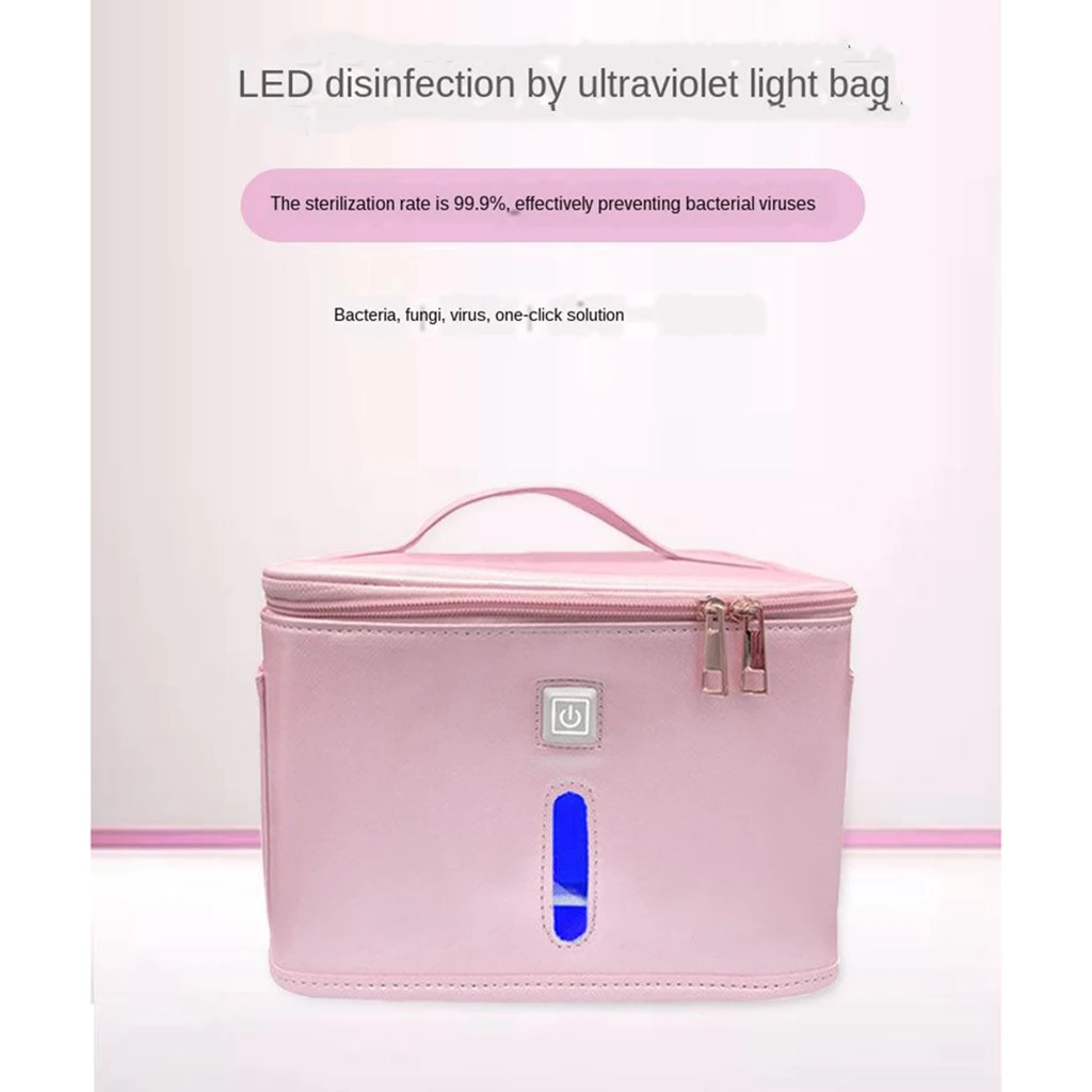 UV Bag Multipurpose Phone Makeup Beauty Tools Cleaner Sanitizer Light Manicure Glasses Cosmetic Disinfector bag |