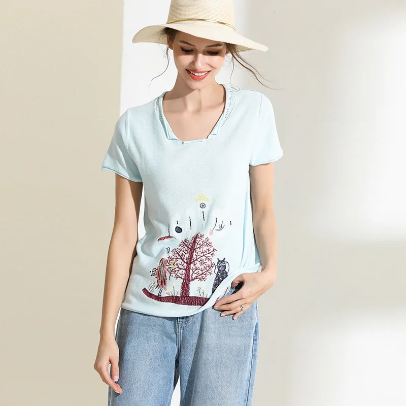 Женская футболка рубашка палка для игры милые футболки женские модные брендовые