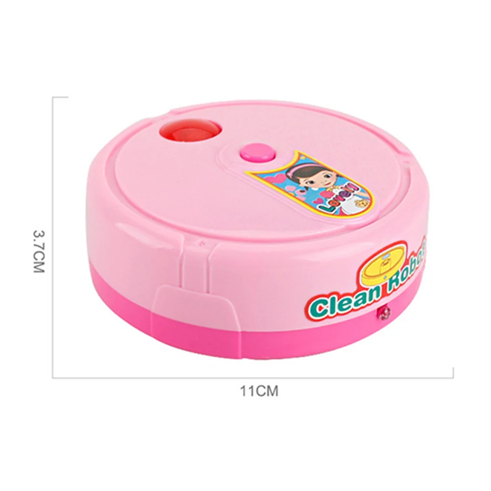 

Children Pretend Play Robot Vacuum Electric Light Music Sweeping Robot Vacuum Clean Toy Cleaner Floor Cleaning Toy