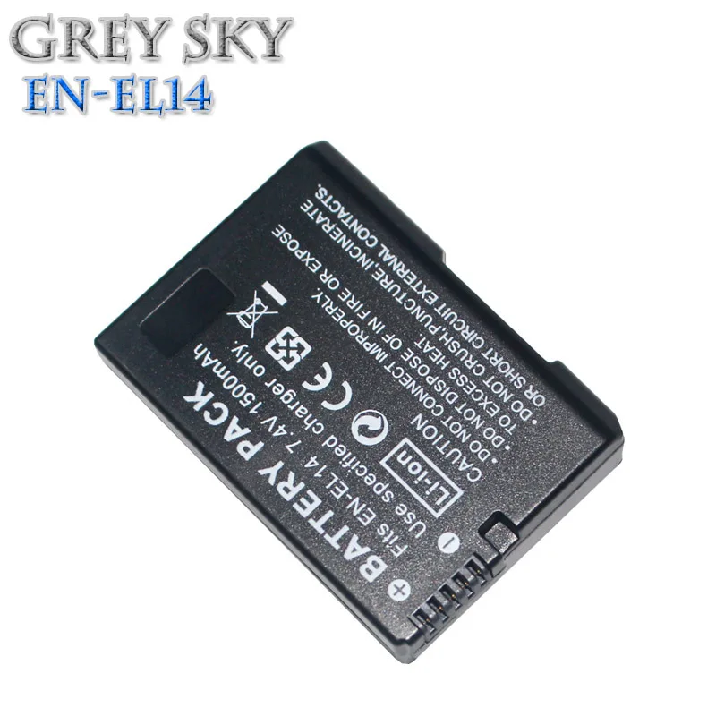 Аккумулятор EL14 EN EL14a для NIKON 1500 мАч светодиодный USB зарядное устройство Nikon D300 D5300