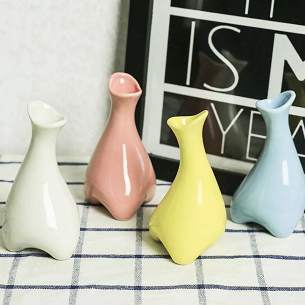 Керамическая ваза Мини цветочный горшок украшения фарфоровые офисные домашние
