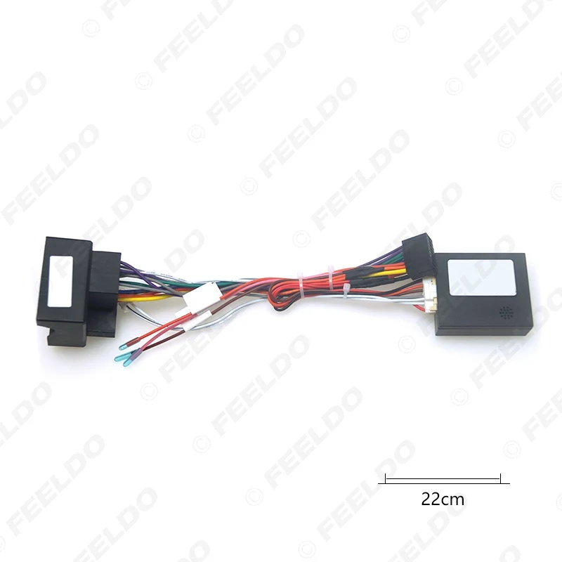 Автомобильный 16 контактный адаптер проводки FEELDO для BMW E39(01 04)/E53(01 05)|Кабели